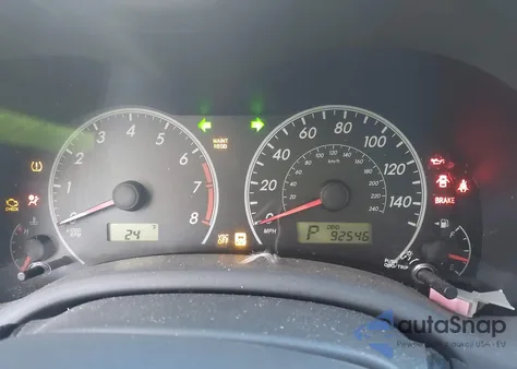 2010 Toyota Corolla Le z USA, uszkodzony, nr VIN 2T1BU4EE9AC275205